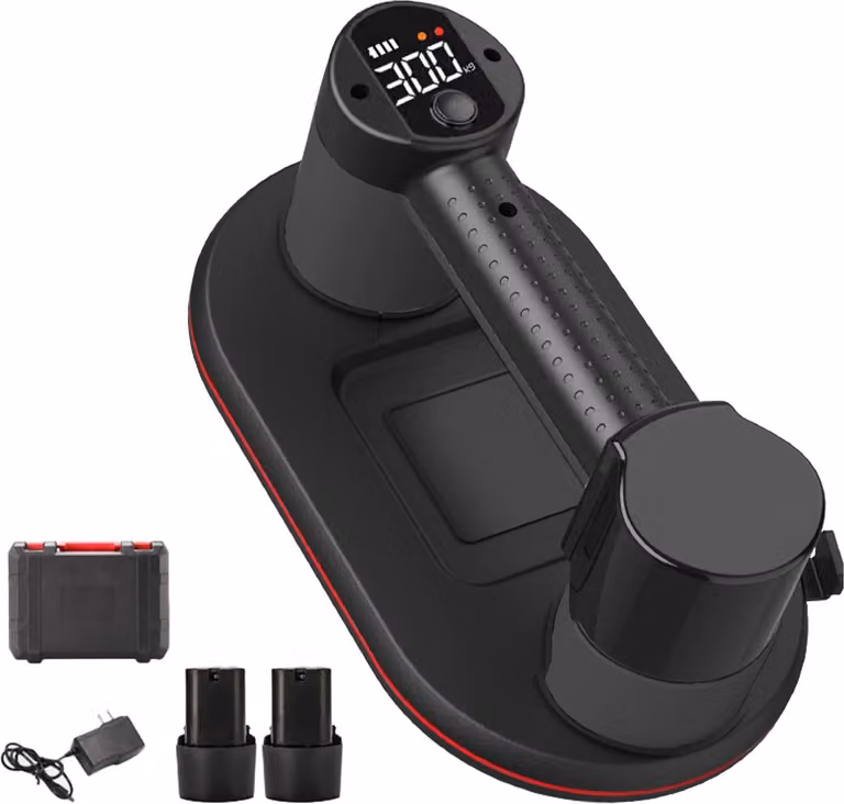 Ventosa, capacità di carico 300KG, display intelligente, con 2 * batterie