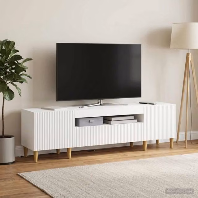 Mobile TV LED ARNHEM 153 x 35 x 43 cm Bianco 896685