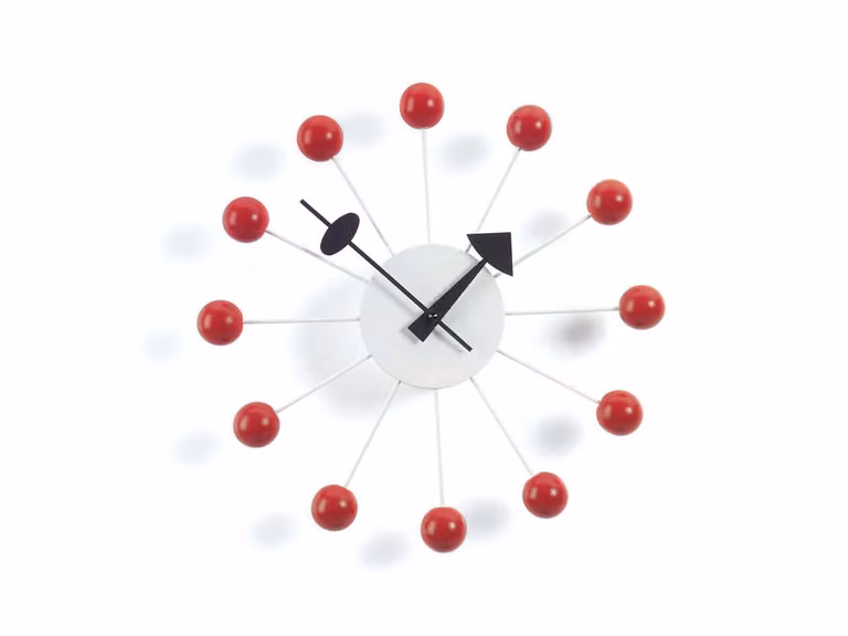 Ball Orologio da Parete - Rosso