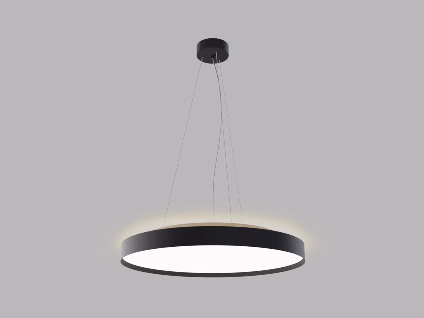 LED2 3275953D Lampada a sospensione TORO 60 P/N-Z, B DALI/PUSH DIM 55+10W 3000K/4000K nero