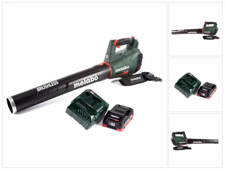 Metabo LB 18 LTX BL Soffiatore a batteria 18V Brushless + 1x Batteria 4,0 Ah + Caricabatterie