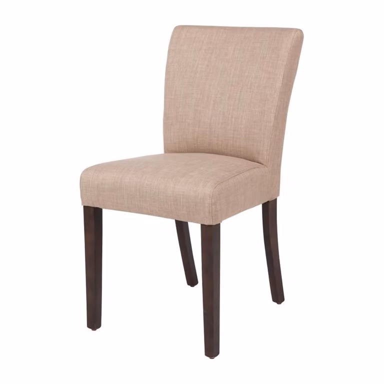 Sedie da pranzo Bolero con rivestimento in iuta color naturale chiaro, 2 pezzi