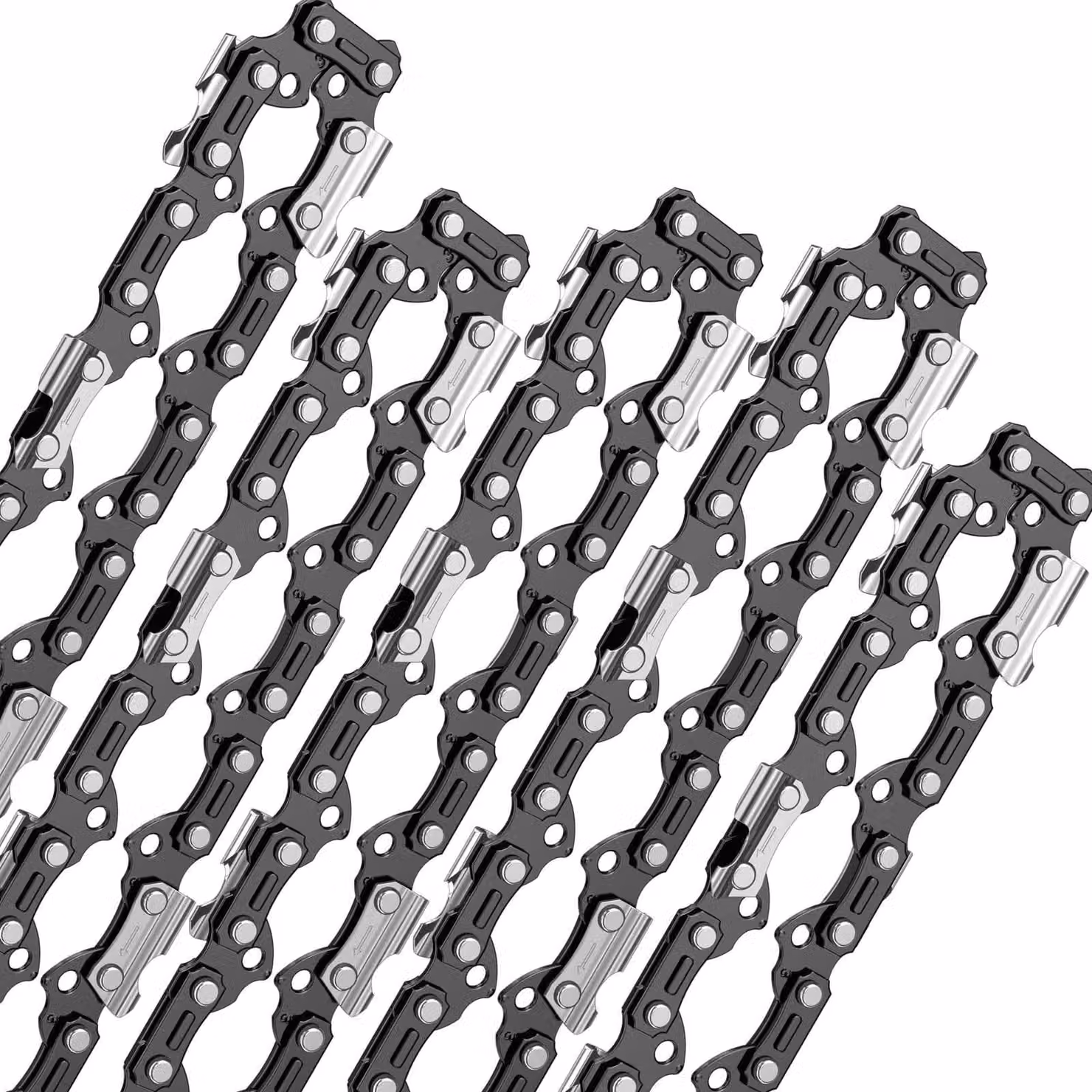 Catena per motosega da 16 pollici - 5 pezzi, con 56 maglie di trasmissione