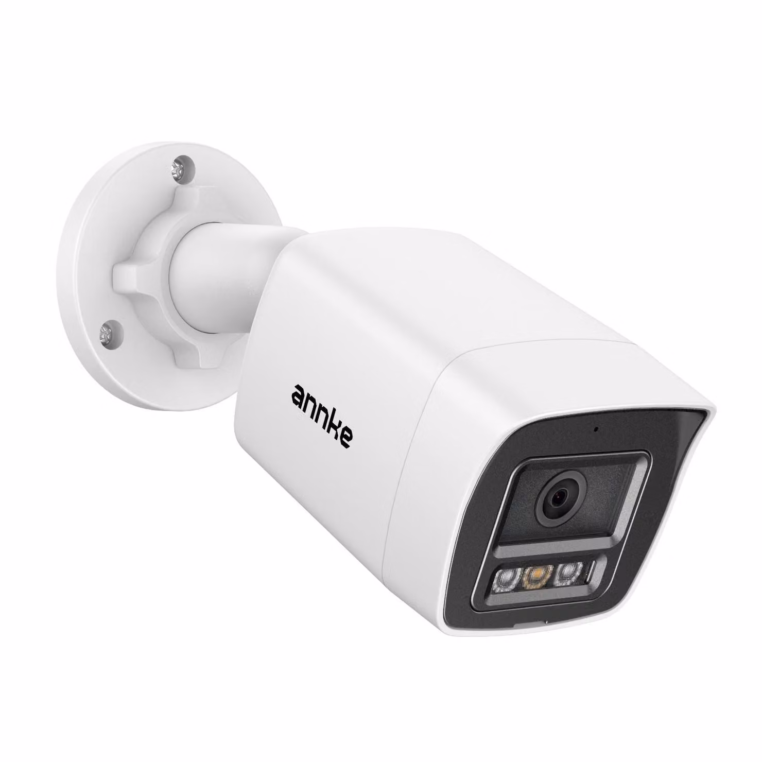 Telecamera bullet IP ANNKE C1200 da 12 MP con PoE, microfono, riconoscimento AI di persone e veicoli, visione notturna a colori Smart Dual-Light, slot SD da 512 GB, telecamera da esterno IP67