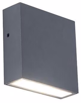 Lampada da parete per esterni a LED Lutec Gemini XF, antracite, IP54