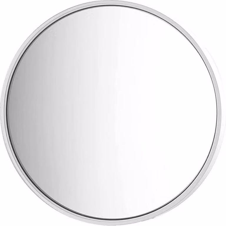 Specchio per vanità UNIQ con ingrandimento 10x e ventosa - bianco