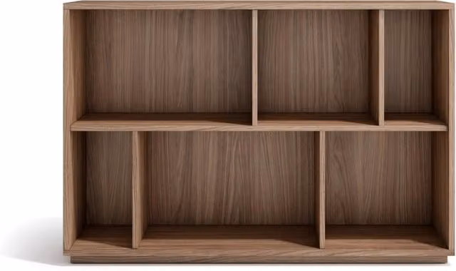 Libreria Herdasa effetto noce 80x119x32