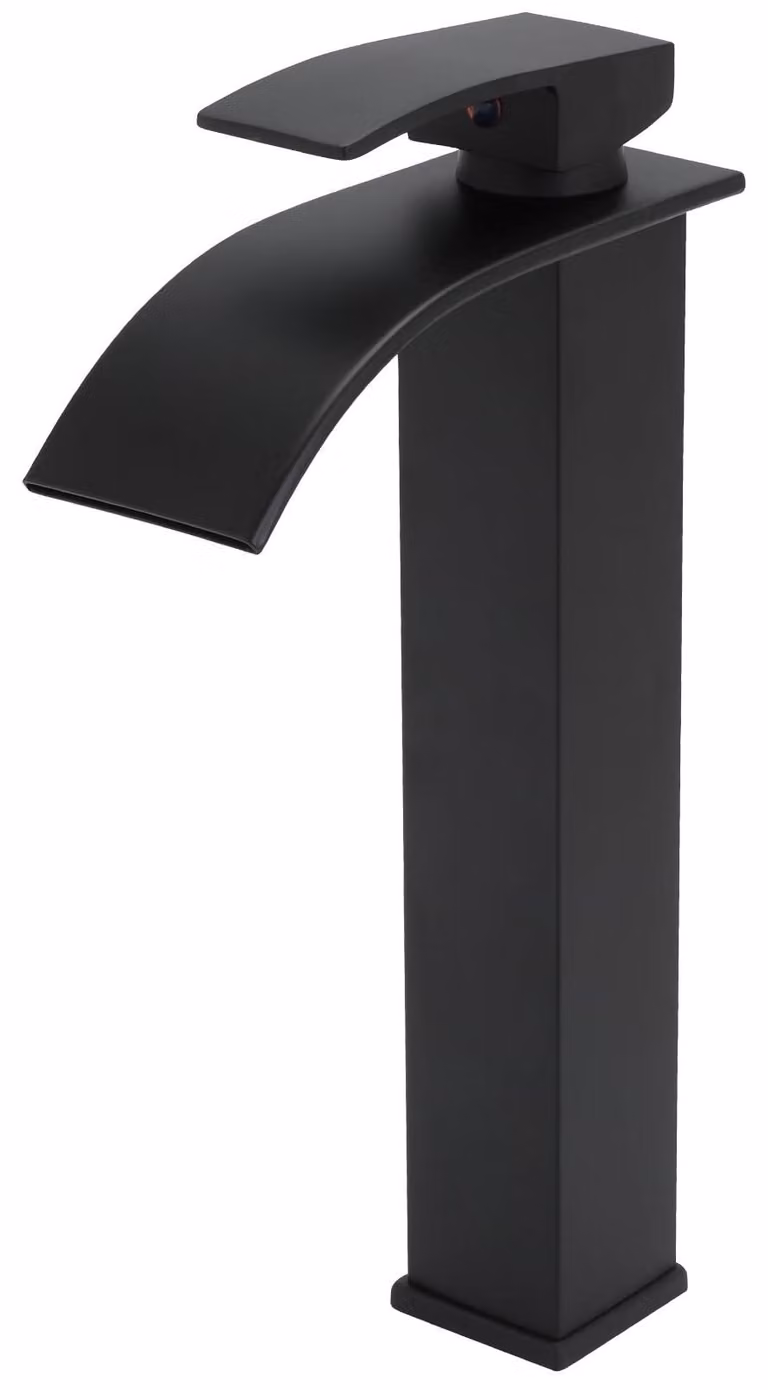 Miscelatore monocomando per bagno con bocchetta a cascata
