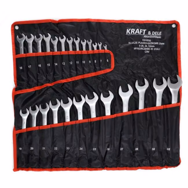 Chiavi a forchetta a muro 25pz 6 - 32mm 00591
