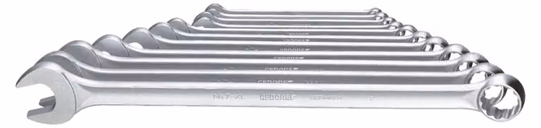 GEDORE 7 XL-0111 Set di chiavi combinate, extra lunghe, 11 pezzi 8-22 mm, 6104960
