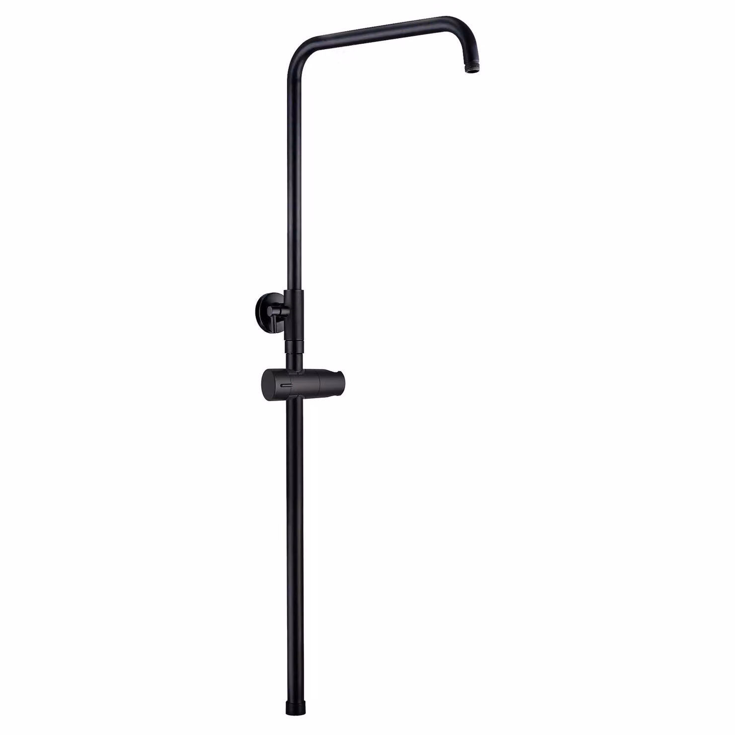 JOHO Asta doccia regolabile in altezza con supporto per doccia a mano, Colonna Doccia in acciaio inox con lunghezza regolabile da 69 a 111 cm, colore