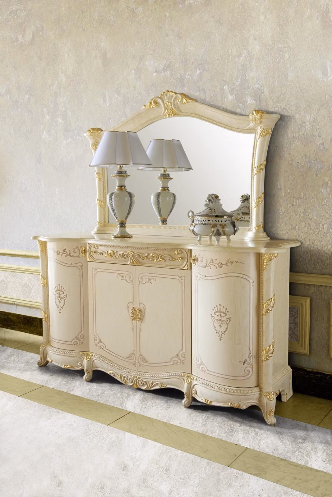 Kommode Spiegel Hocker Komplett Set Kommode Schlafzimmer Möbel 2tlg. Konsole