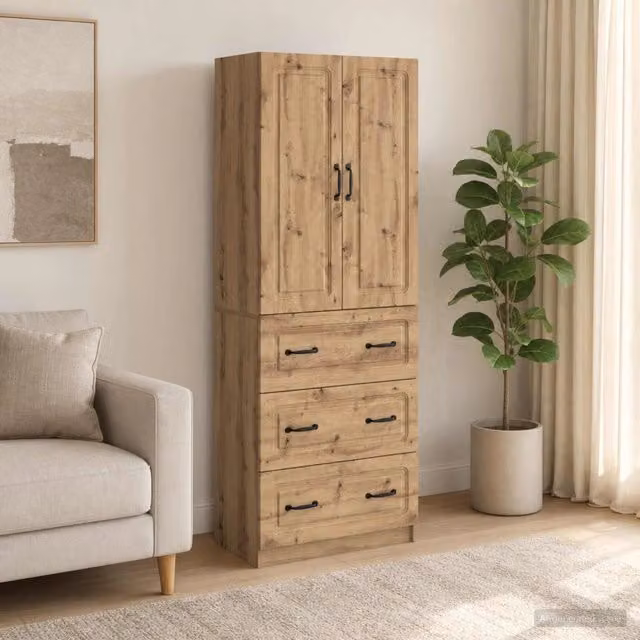 Set di armadi 2 pz 66 x 34,5 x 87 cm Legno ingegnerizzato 3416969