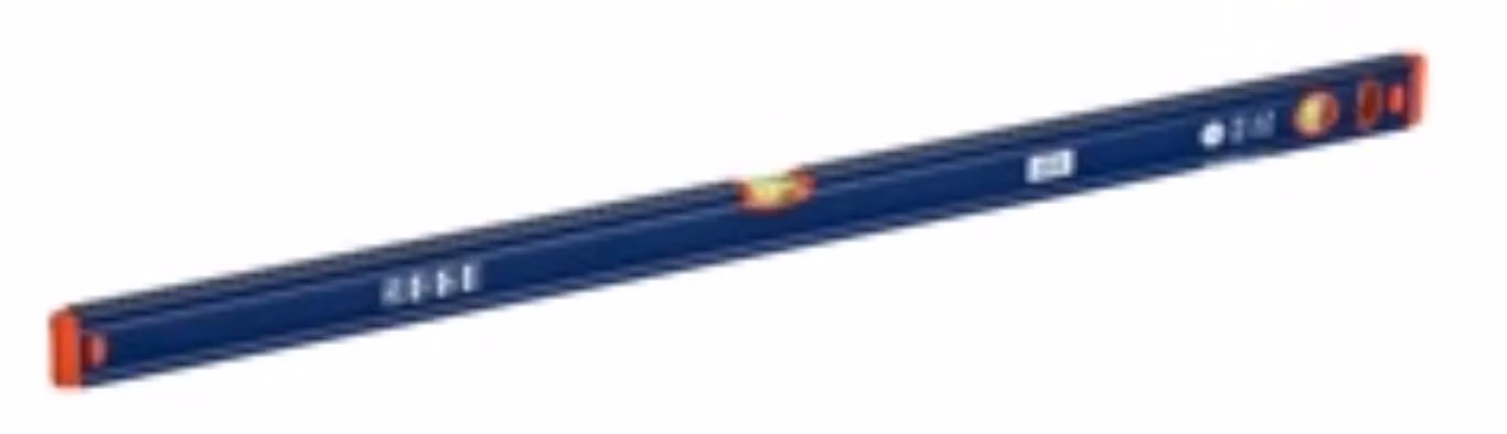 livella a bolla d'aria in alluminio kwb da 100 cm, bolla resistente agli urti, precisione 0,5 mm / m, testata VPA, elevata precisione a terra, 1 bolla orizzontale e 1 bolla verticale incl. protezione anticaduta in gomma