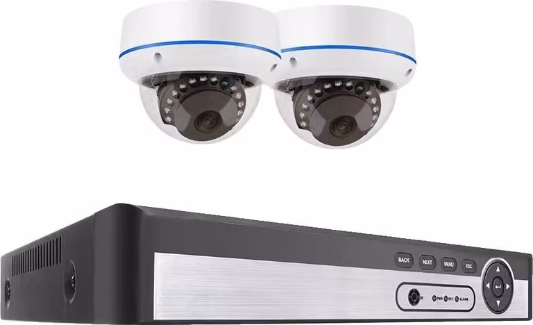 Sistema di telecamere di sorveglianza, risoluzione 5MP, visione notturna, 8CH 2pcs 5MP camera-b, 4T