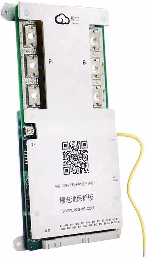 Sistema di gestione delle batterie - 300A - 24V/48V - Bilanciamento attivo - Bluetooth integrato - Per batterie LiFePO4