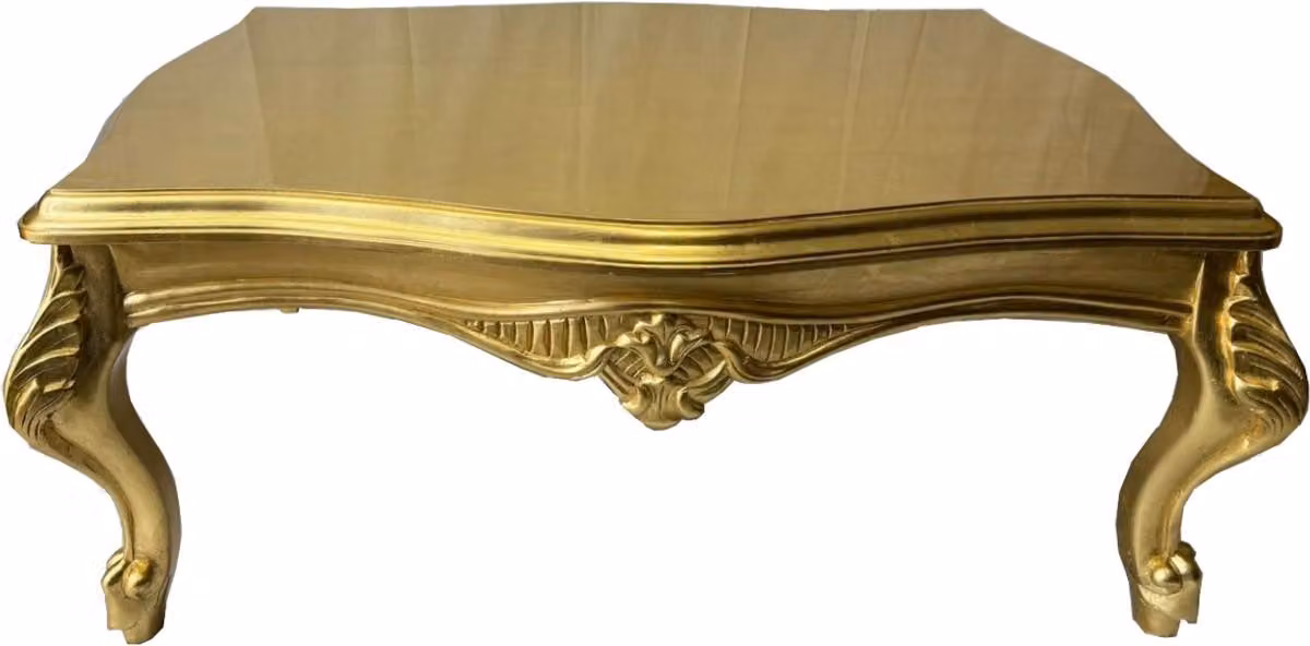 Casa Padrino tavolino barocco oro 120 cm - Mobili da salotto in stile barocco