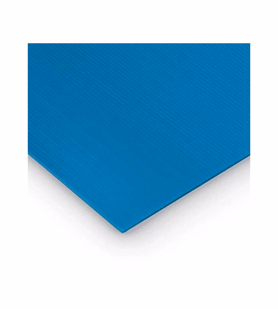 Vetronova Lastra polionda polipropilene azzurro 100x200 cm 2,5 mm