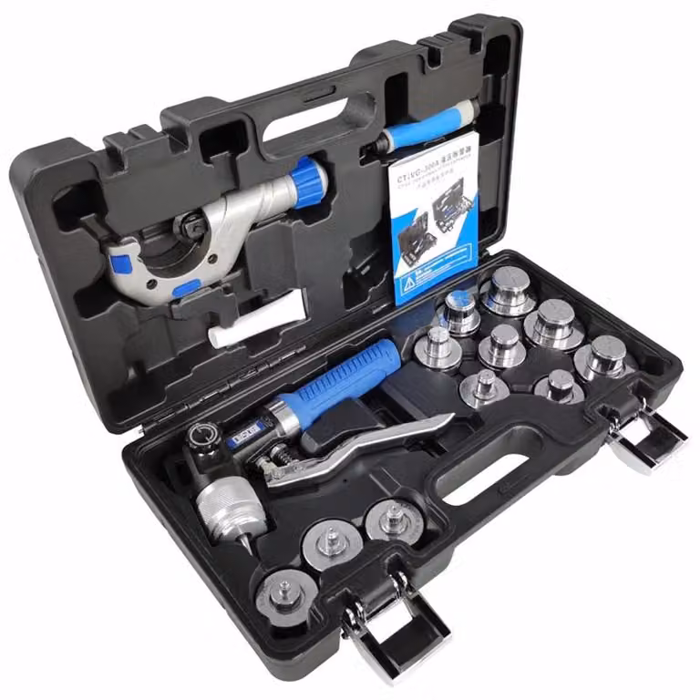 Kit di espansione idraulica per tubi - Strumento di crimpatura per impianti HVAC - Per tubi in rame - 0,95–4,13 cm (3/8–1 5/8 pollici) - Espansore per tubi in rame