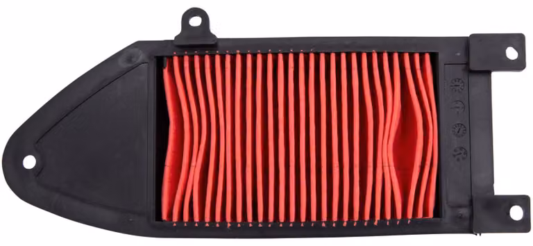 Filtro dell'aria Spec-X, dimensioni 205x82 mm, colore nero/rosso