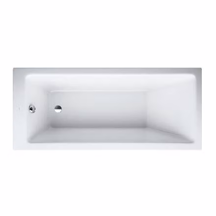 Laufen Pro - Vasca da bagno con struttura 1600x700 mm, bianco H2339510000001