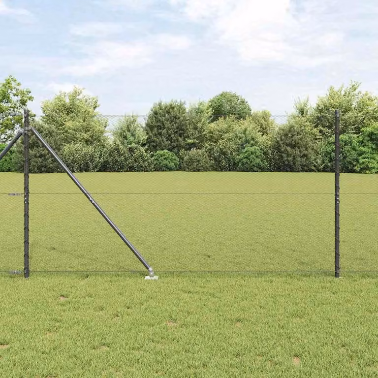 Maison Exclusive - Palo della recinzione Grigio 100 x 1,2 m (rete da 13 mm)