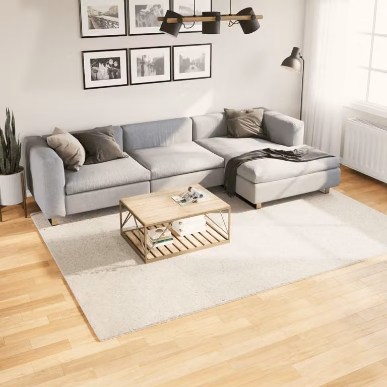 Tappeto a pelo corto vidaXL OVIEDO beige L: 200 cm, P: 280 cm