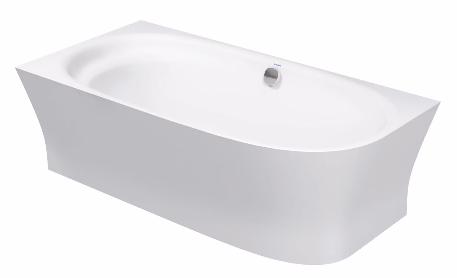 Duravit Cape Cod Baignoires d'angle à gauche, avec un dossier incliné, 1900x900mm, habillage sans soudure, bâti-support, blanc, 700362000000000, 700362000000000