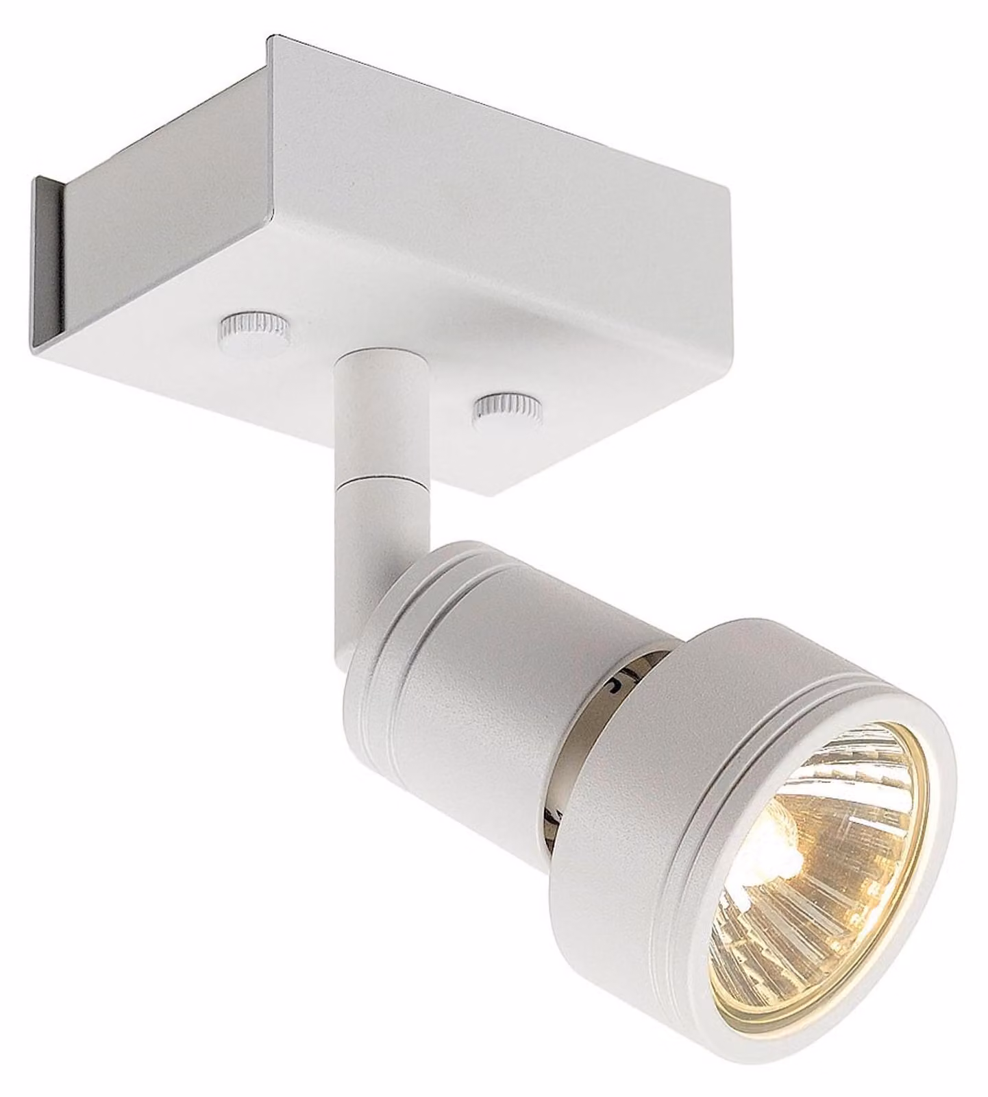 PURI 1 plafoniera, bianco opaco, 1xGU10, max. 1x50W, con decoro