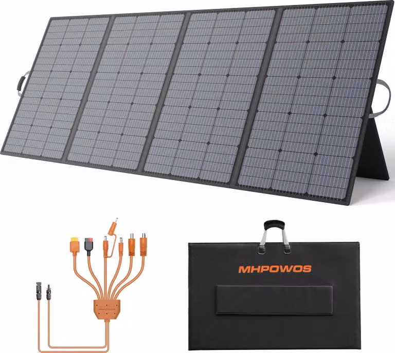 Pannello solare, design portatile, alta efficienza, pannello solare da 400 W