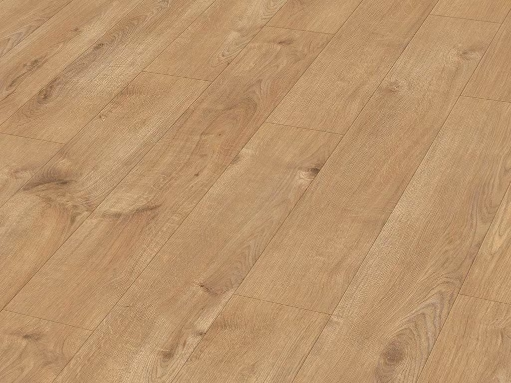 Pavimento in laminato MeisterDesign. Laminato LD 55 1288 x 198 x 7 mm 07016 Villa Oak, struttura facile da pulire