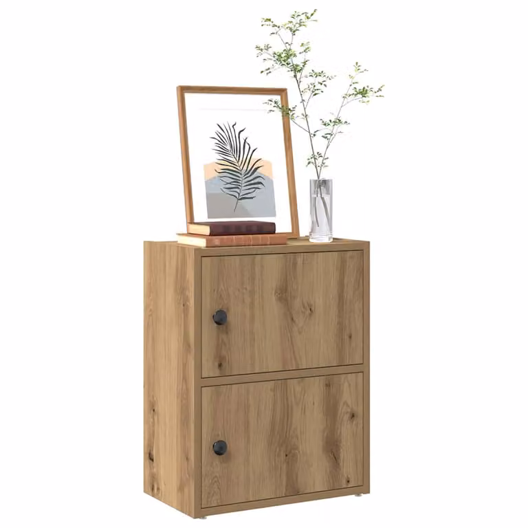 Libreria moderna da parete vidaXL in legno e MDF marrone L: 40 cm, P: 24 cm, H: 52 cm
