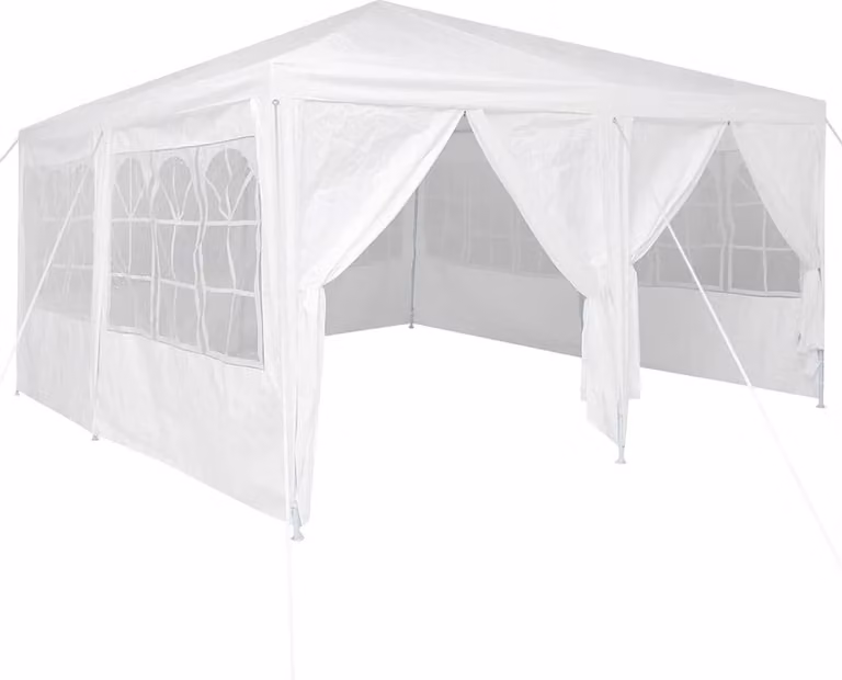 Tenda Party Bianco 400 x 400 x 266 cm Polietilene