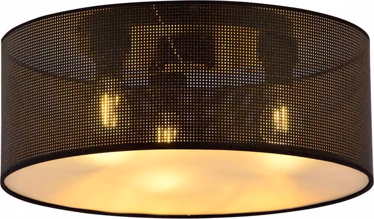 Lampada da soffitto Emibig 3xE27 40W ASTON 3 NERO/ORO 1148/3