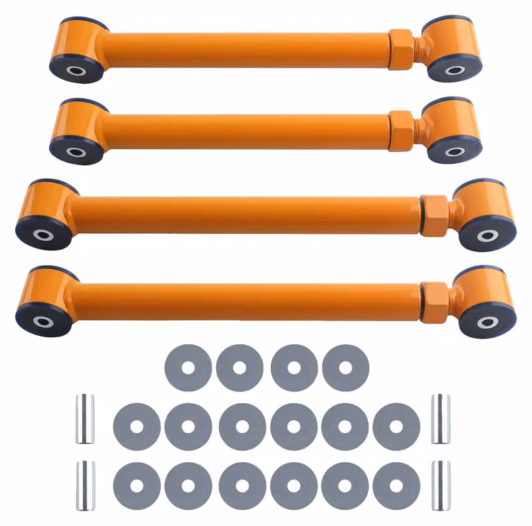 Bracci anteriori, con escursione di sollevamento da 0 a 15 cm, realizzati in acciaio ad alta resistenza, lunghezza 71 cm, larghezza 20 cm, altezza 20 cm