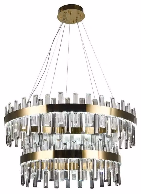 Lampada a LED in cristallo con telecomando, 190W - J6343/C