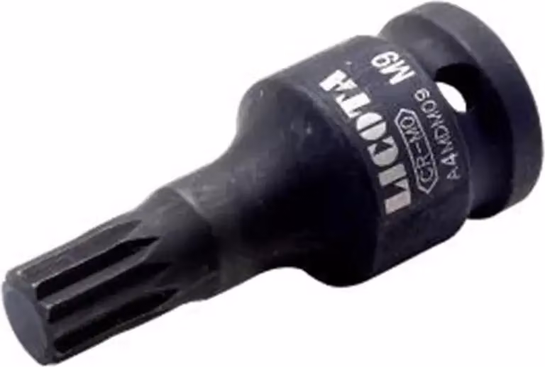 Bussola per Avvitatore a Impulsi, 1/2 pollice, XZN M10, 60mm, Cr-Mo