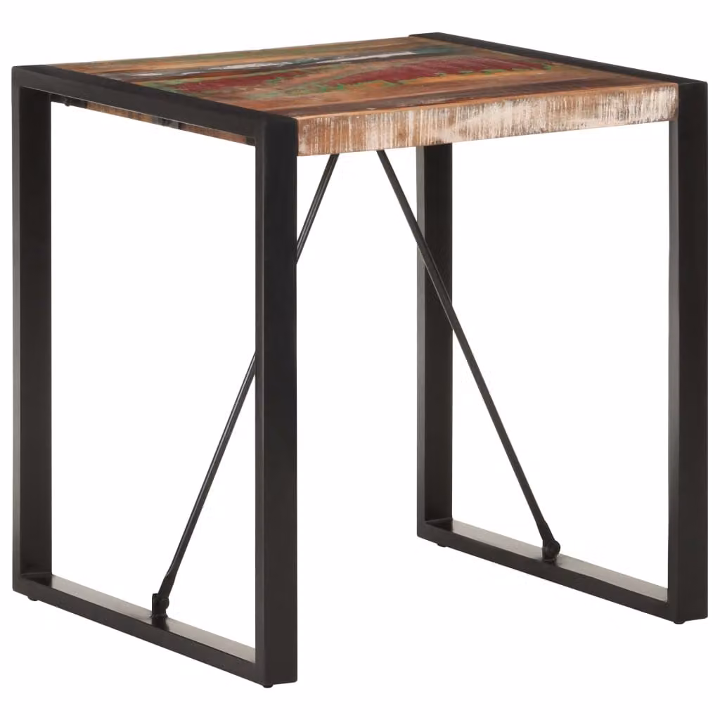 Maison Exclusive - Tavolo da pranzo 70x70x75 cm in legno massello riciclato