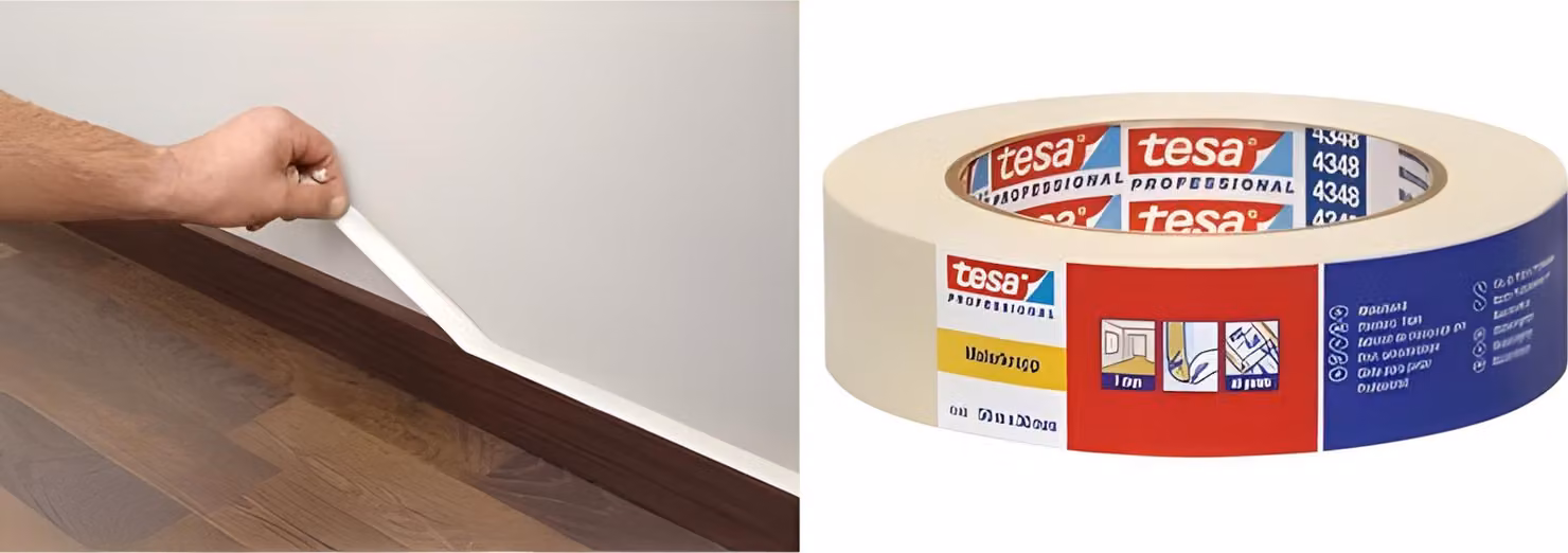 nastro per mascheratura in carta standard tesa crepe 4348 30 mm x 50 m
