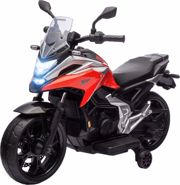 Moto Elettrica per Bambini Honda con Luci e Suoni, Colore Rosso – 1