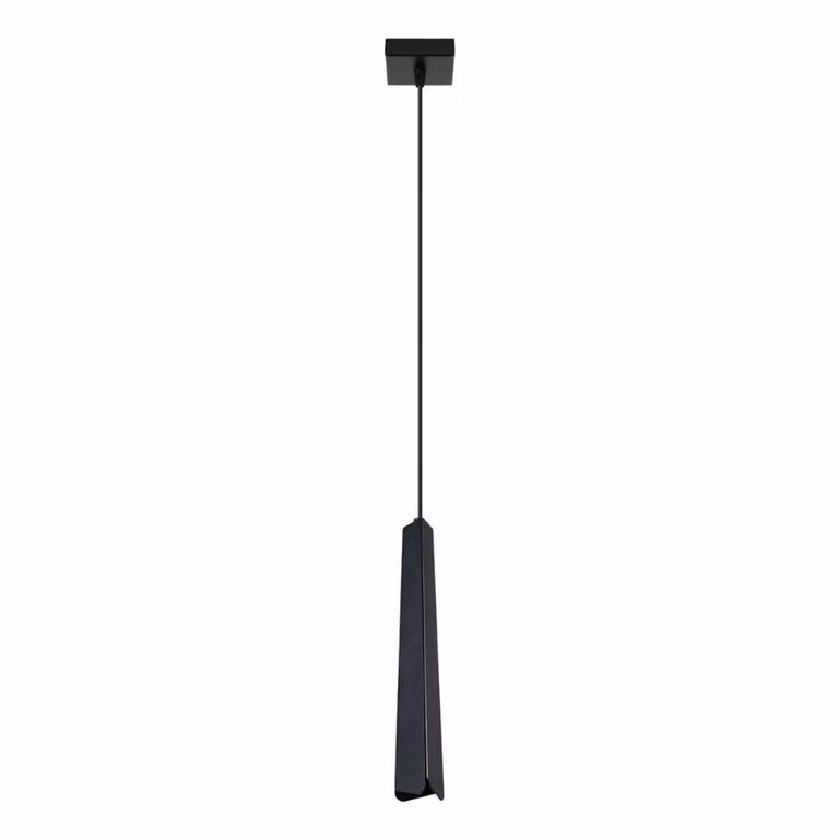 Lampada a sospensione PRYSM 1 nero 1xG9 8W acciaio 120x8x8cm Sollux Lighting