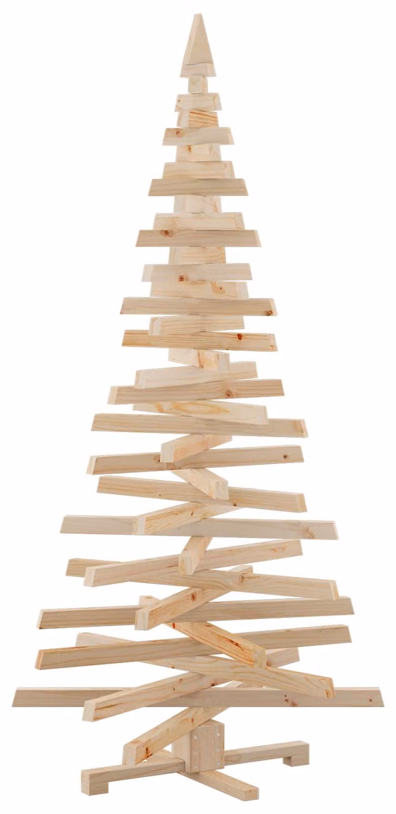 Alberi di Natale Naturale 180 cm Legno di pino massello