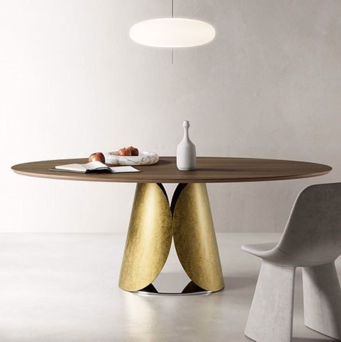 Casa Padrino tavolo da pranzo marrone / oro / argento 200 cm - Italy