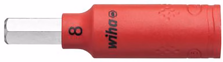 Inserto per cacciavite a esagono incassato da 1/4" VDE 8x65 mm Wiha | 4010995431136