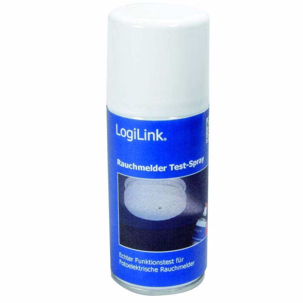 LogiLink RP0011 LogiLink Spray di prova per rilevatori di fumo, 150 ml