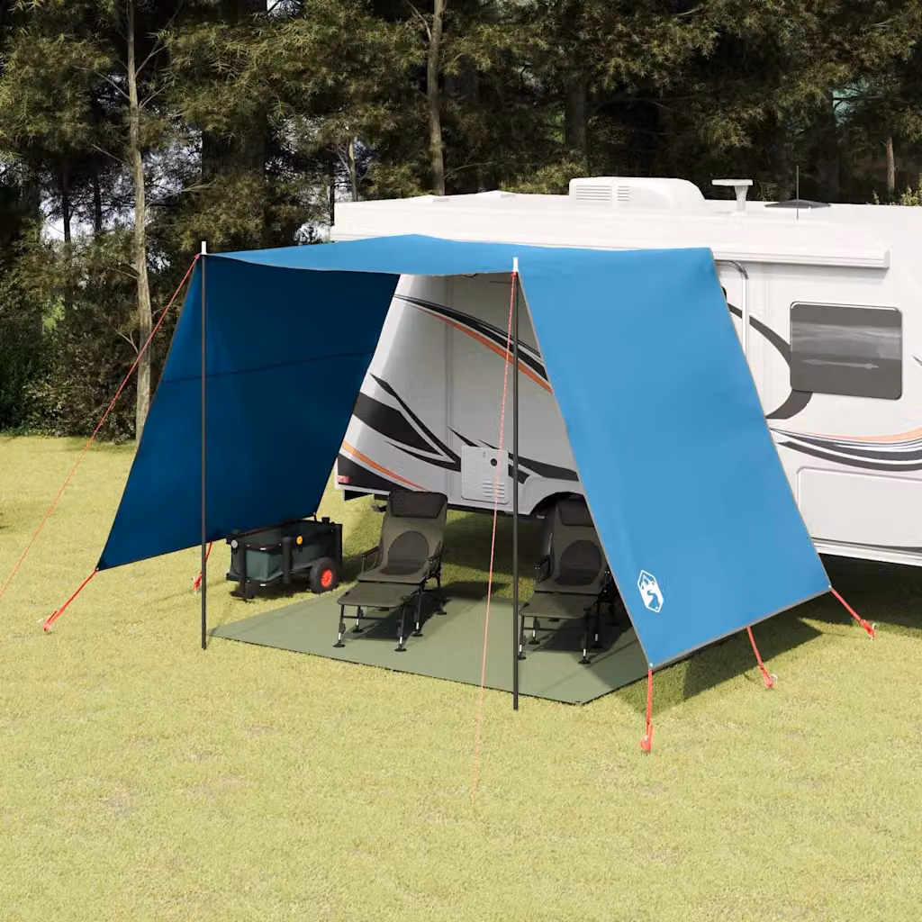 Telo impermeabile vidaXL blu in poliestere e fibra di vetro L/P/H: 250 x 240 x 220 cm