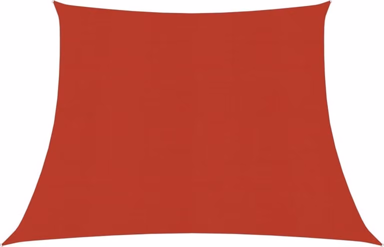 The Living Store Tenda da sole 160 g/m² Rosso 3/4x2 m HDPE