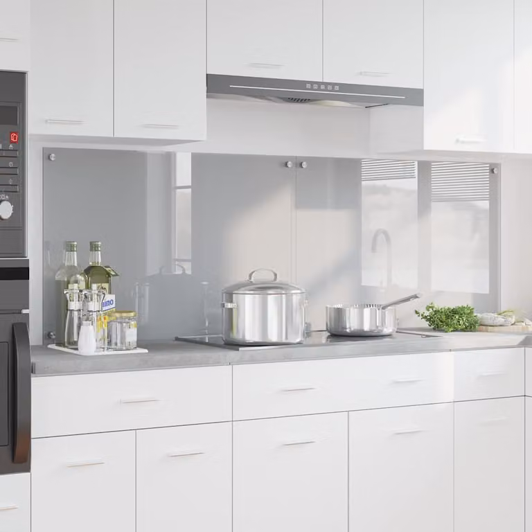 Set di 2 schienali da cucina vidaXL colore grigio, L: 90 cm, H: 60 cm