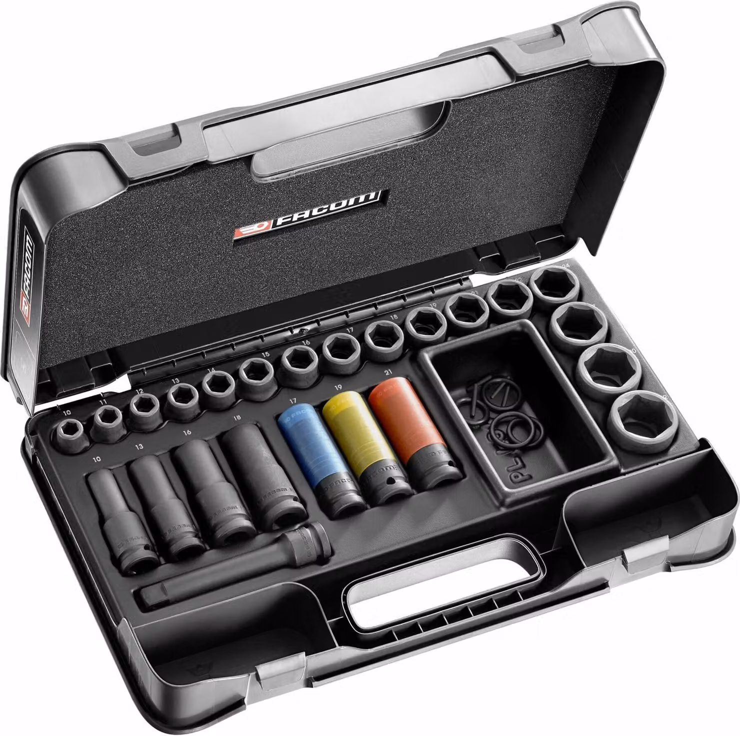 Facom IMPACT-Steckschluessel 1/2Z, Set 27-tl