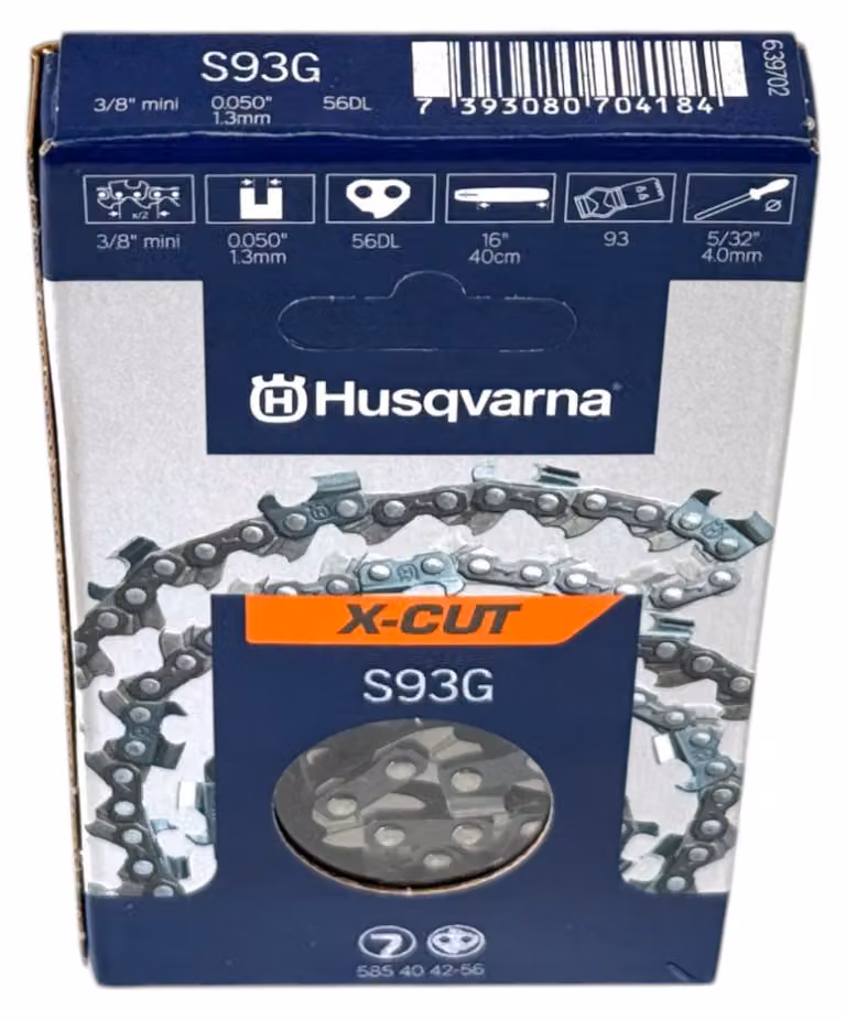 Catena Husqvarna X-CUT S93G 30 cm 3/8" 1,3 mm ( 585404245 ) per sega a catena